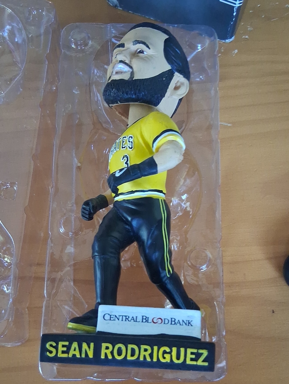 Sean Rodriguez Bobblehead - Yellow and Black Team Figure